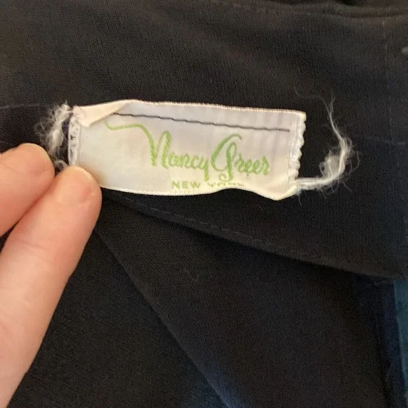 Vintage 1960s Black Professional Dress - Madmen - Picture 8 of 9